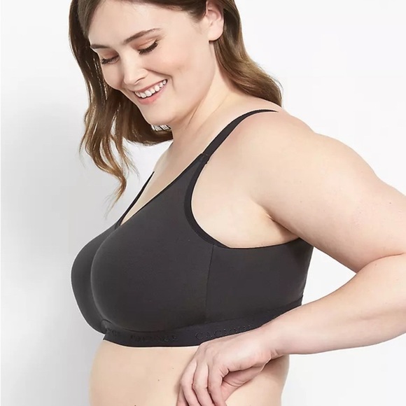 Cacique Cotton Unlined No Wire Scoop Bra 40C - Picture 2 of 9